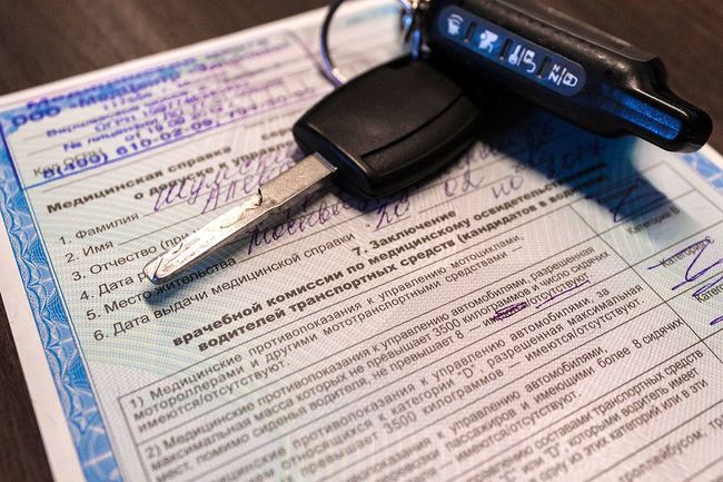 Медсправка для водительского удостоверения: порядок оформления